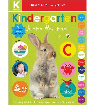 Scholastic Kindergarten Jumbo Workbook