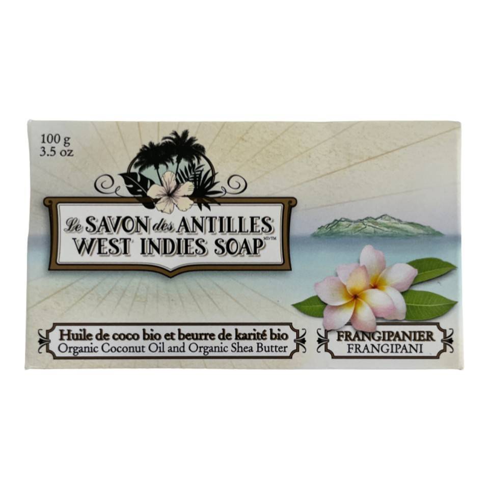 West indies soap franpanier (100 g) - organic coconut oil and shea butter (100 g)