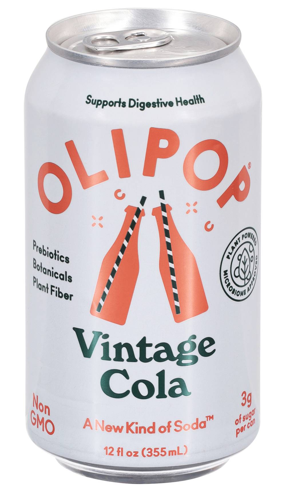 Olipop Vintage Cola Sparkling Tonic (12 fl oz)