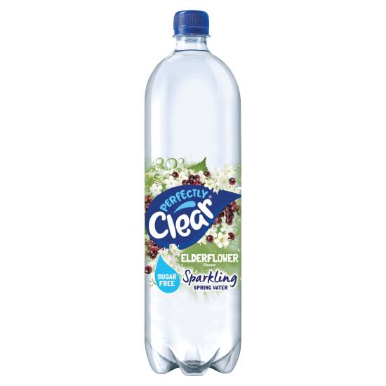 Perfectly Clear Elderflower Flavour Sparkling Spring Water (1.5 L)