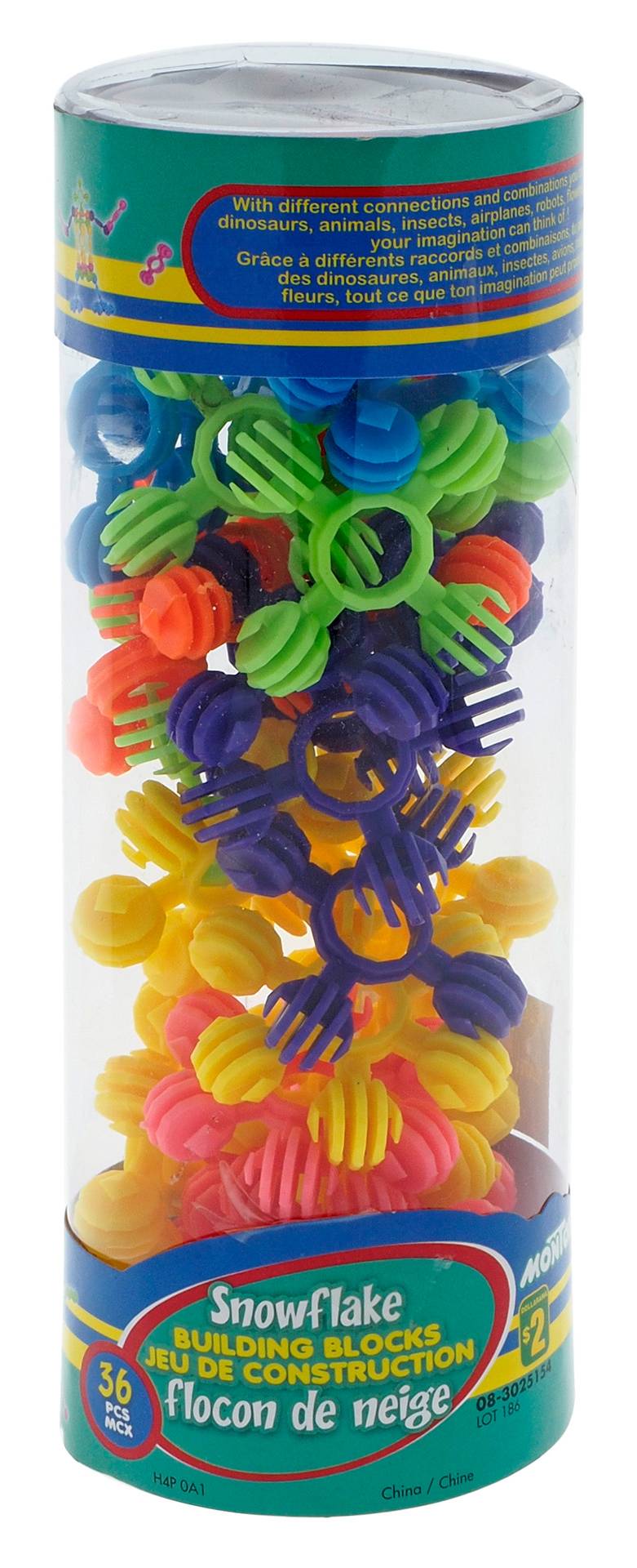 Snow Flake Building Blocks (36 ct)