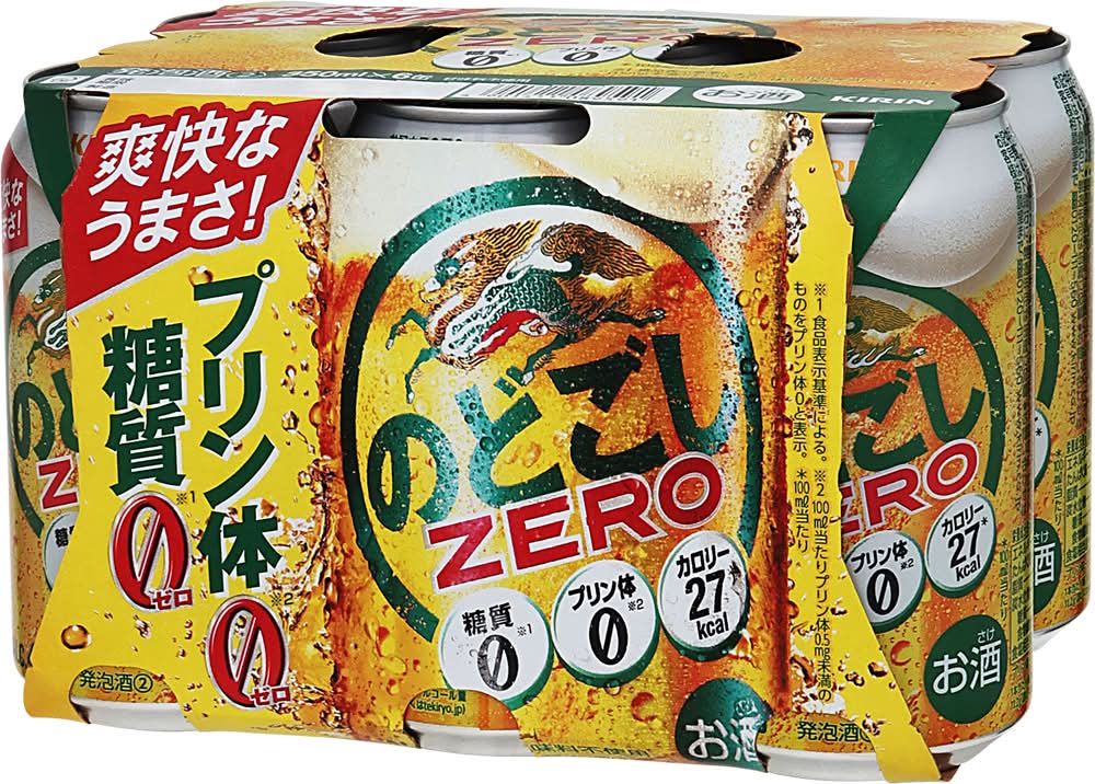 キリン のどごしＺＥＲＯ ６缶パック (x 6)