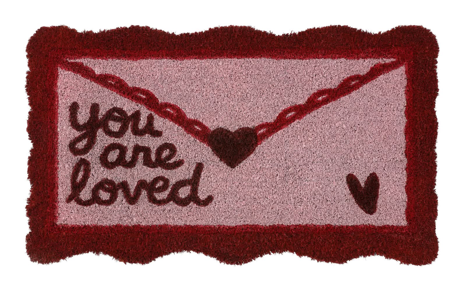 Valentine's Coir Mat You Are Loved