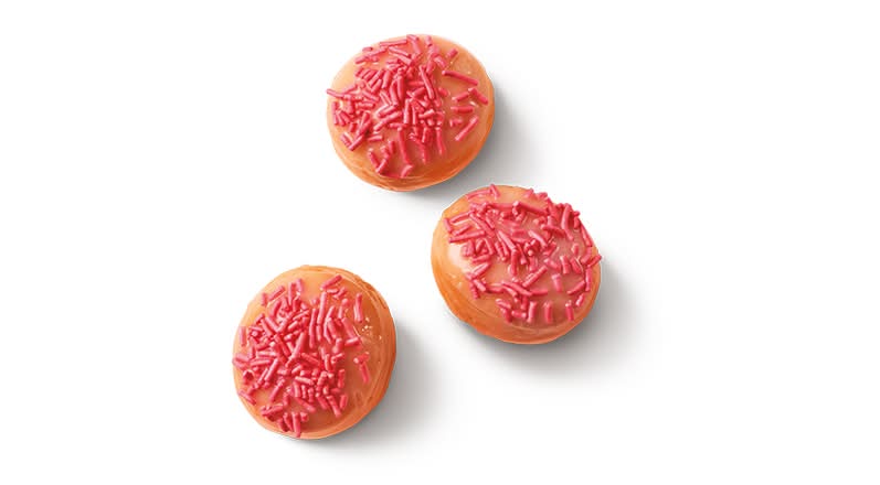 Valentine's Sprinkle Vanilla Dip Timbit