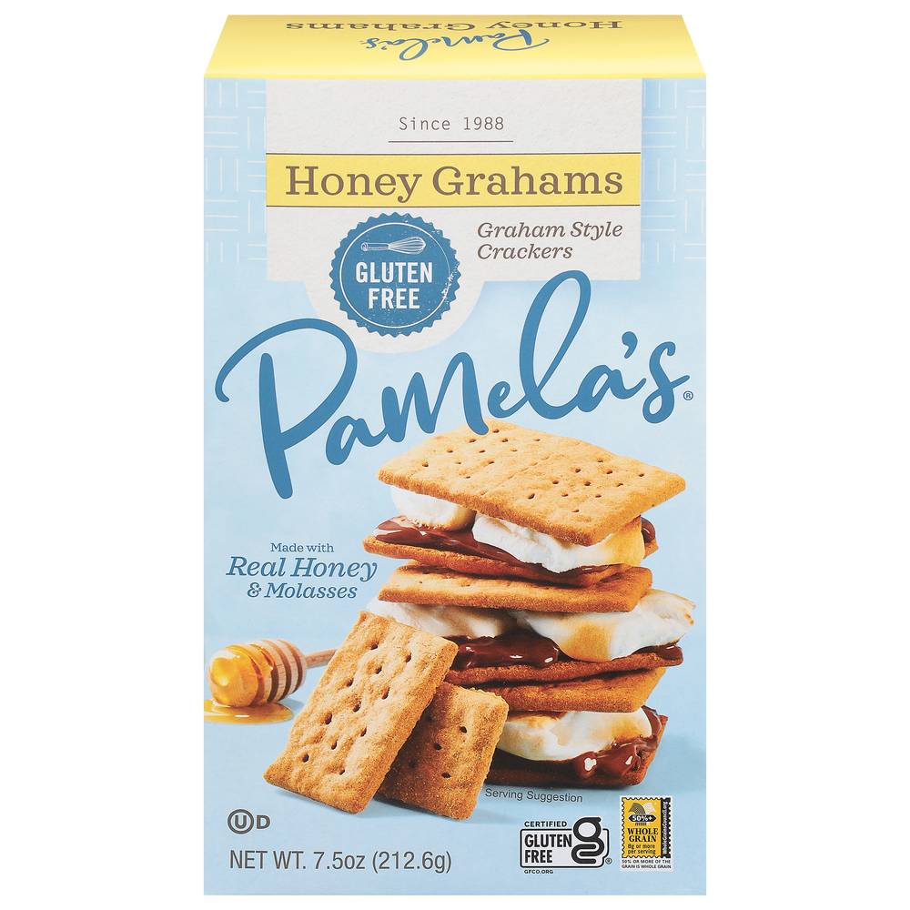 Pamela's Gluten Free Grahams Crackers, Honey (7.5 oz)