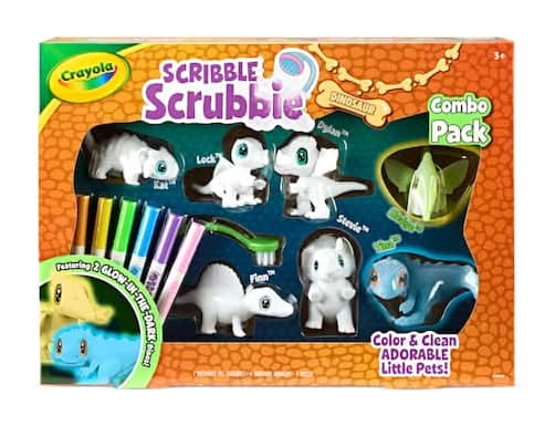 Crayola Scribble Scrubbie Dinosaur Glow Combo pack