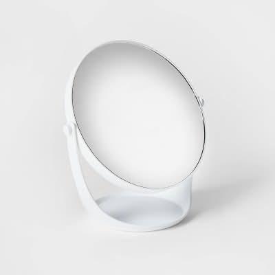 Room Essentials Plastic Vanity Mirror, White