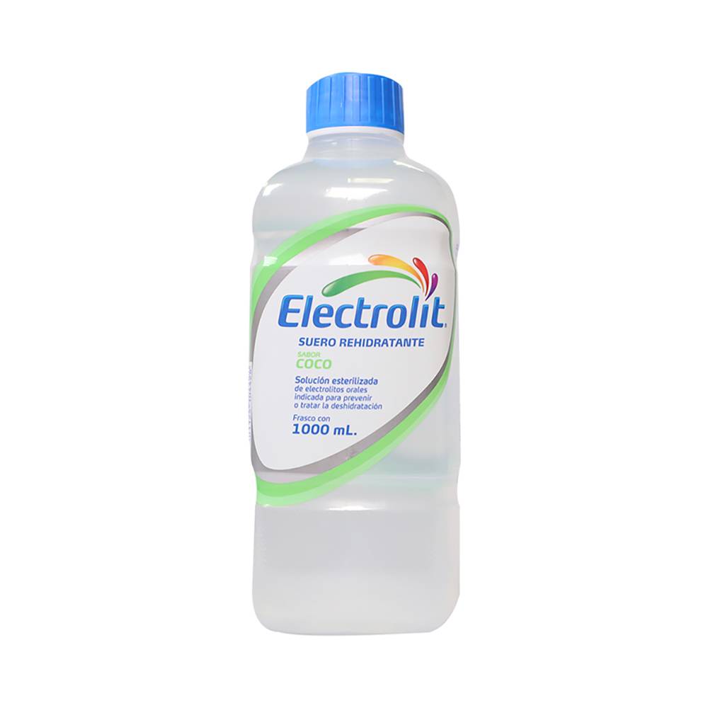 Electrolit suero rehidratante sabor coco (botella 1 l)