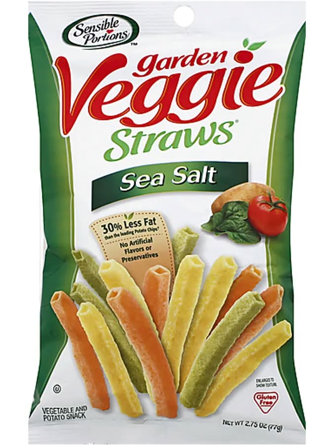 Sensible Portions Garden Veggie Straws Sea Salt Potato Snack