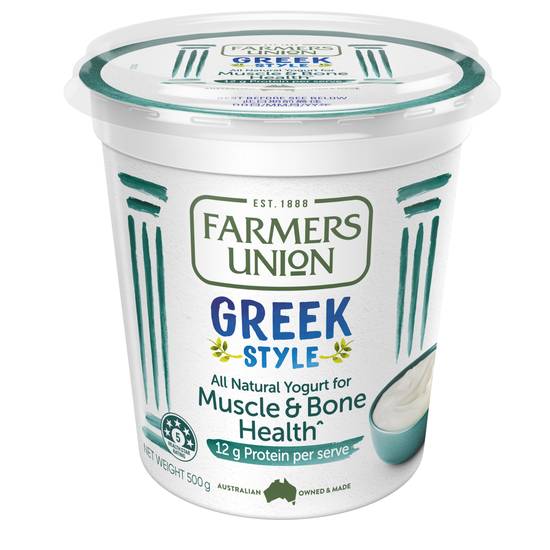 Farmers Union Greek Style Protein Yogurt 500g
