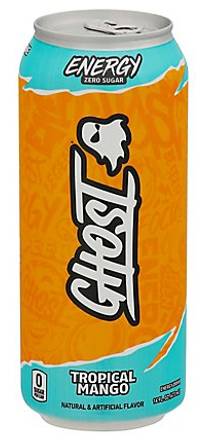 Ghost Tropical Mango Energy Drink 16oz Can