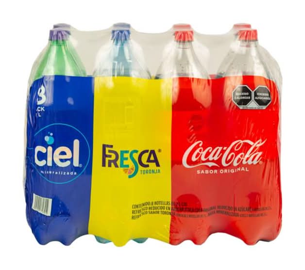 Coca-Cola · Bebidas, surtido (8 x 2 L)