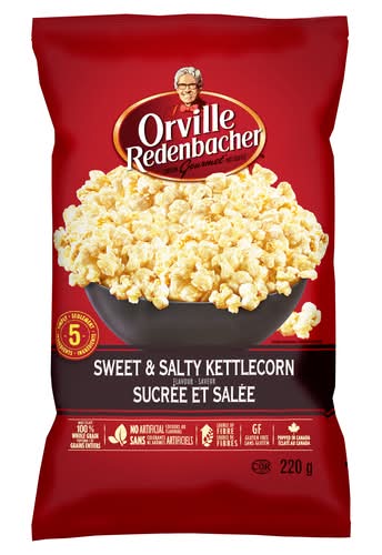 Orville redenbacher's maïs soufflé - popcorn (sucrée & salée)