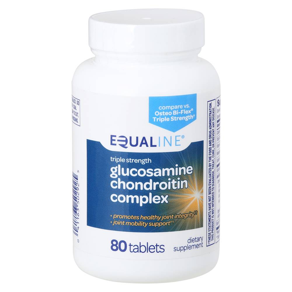 Equaline Triple Strength Glucosamine Chondroitin Complex Tablets