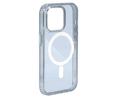 Ihome Translucent Mag Phone Case For Iphone 13 Pro Max & 14 Pro Max (light blue)