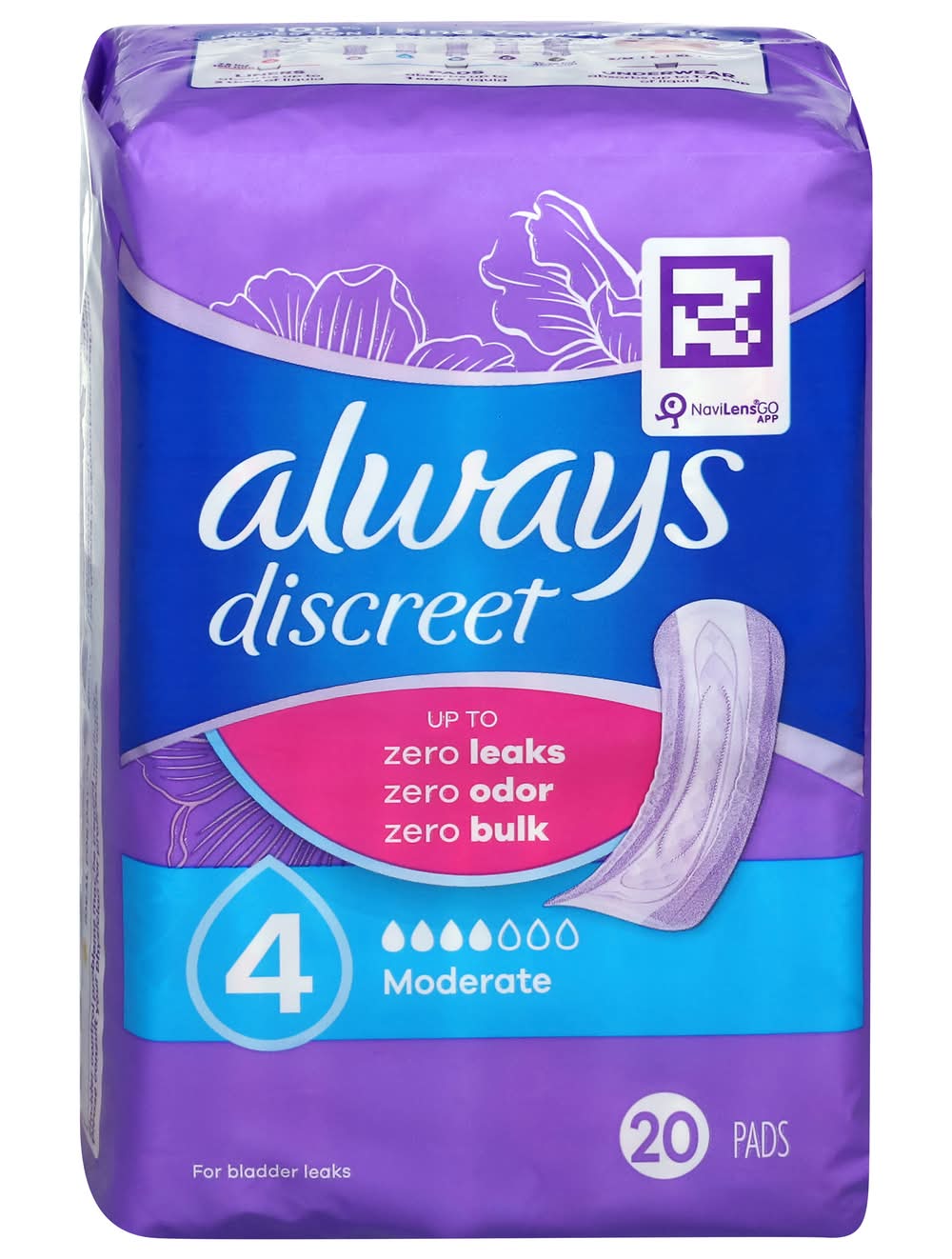 Always Discreet Organic Cotton Multipack Tampons (6.4 oz)