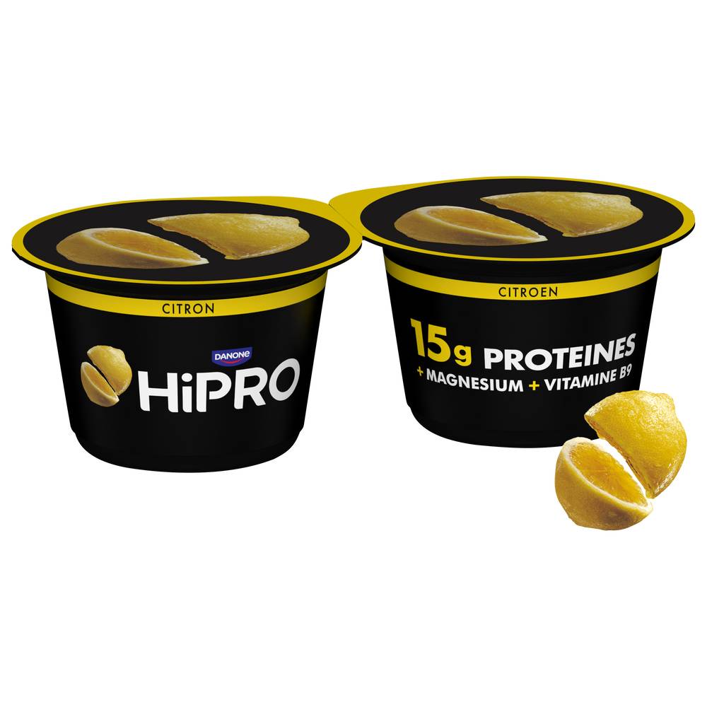 Hipro - Yaourts protéinés au citron (320g)