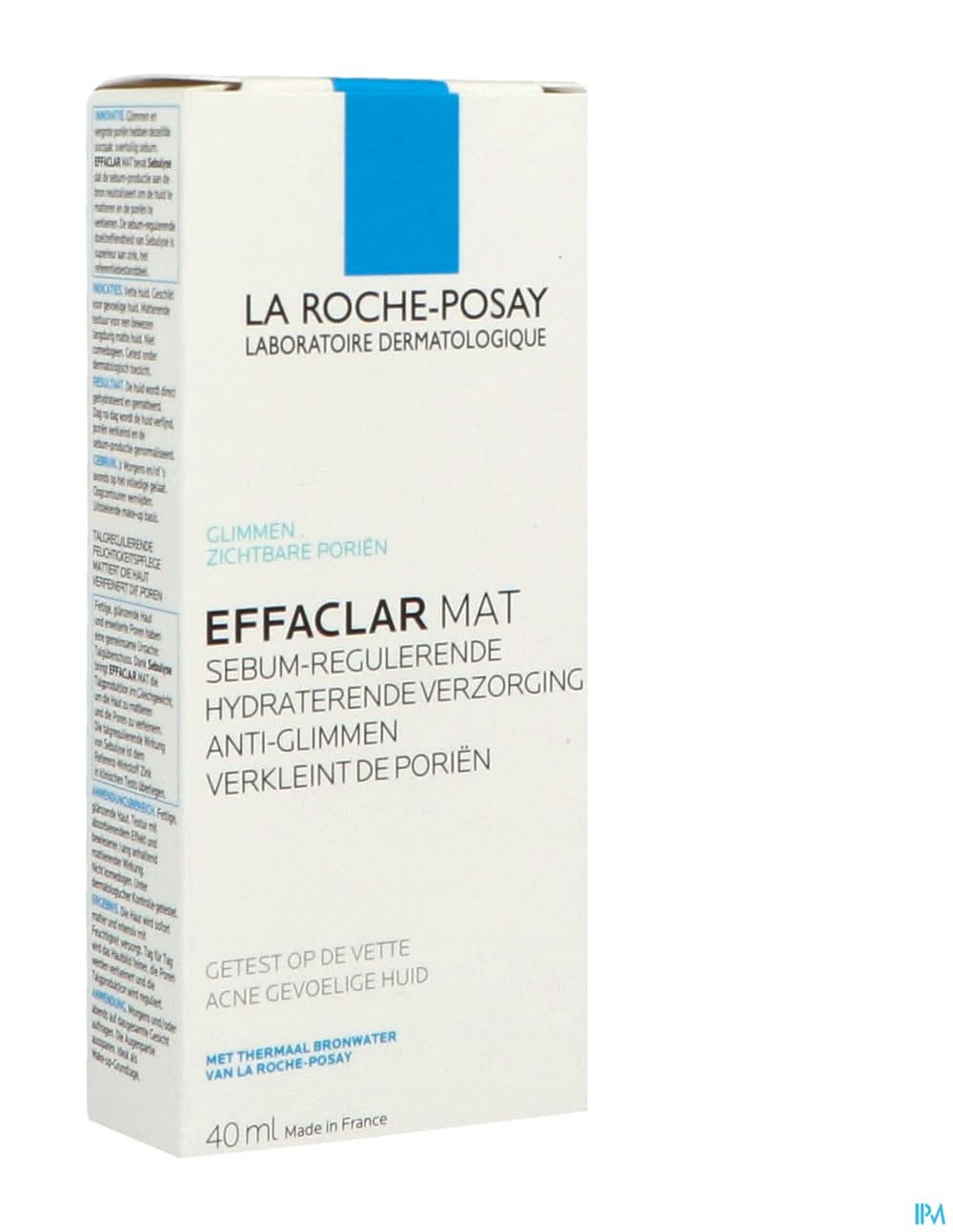 La Roche-Posay - Effaclar mat crème hydratante sébo régulatrice (40ml)