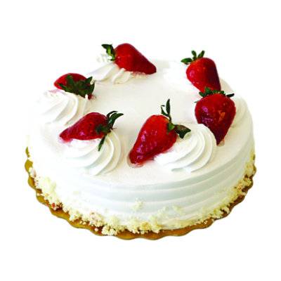 Tres Leches Cake With Fruit 8 Inch 2 Layer - Ea