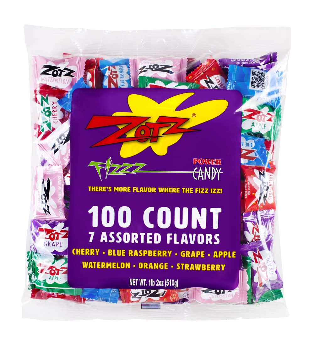Zotz Hard Candy, Assorted (17.99 oz, 100 ct)