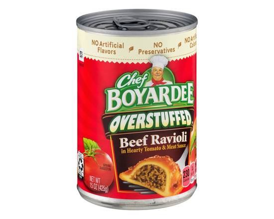 Chef Boyardee · Pasta Overstuffed Ravioli Beef (15 oz)