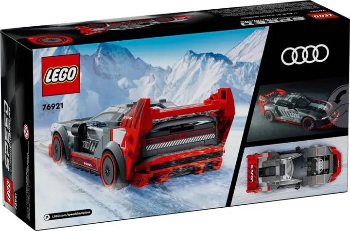 LEGO Speed Champions Audi S1 E-Tron Quattro Race Car Toy 9+ Years, Multicolor