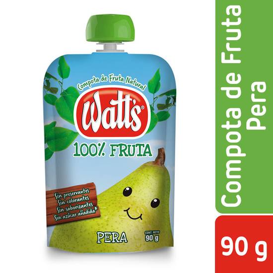 Watt's compota pera (pouch 90 g)