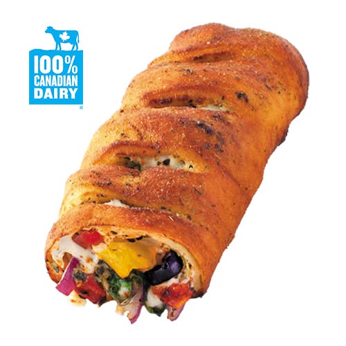 PIZZA STROMBOLI MÉDITERRANÉENNE AU PESTO