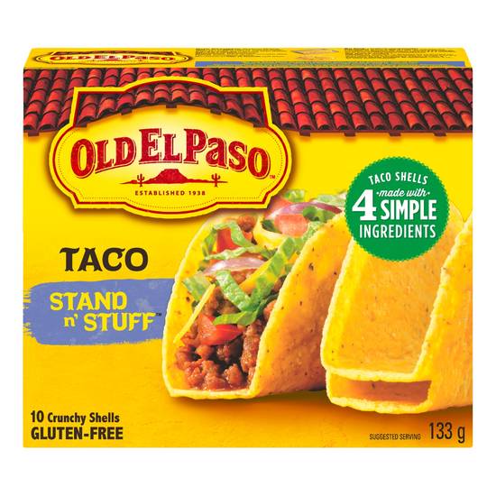 Old El Paso Gluten Free Stand N' Stuff Taco Crunchy Shells (10 ct)