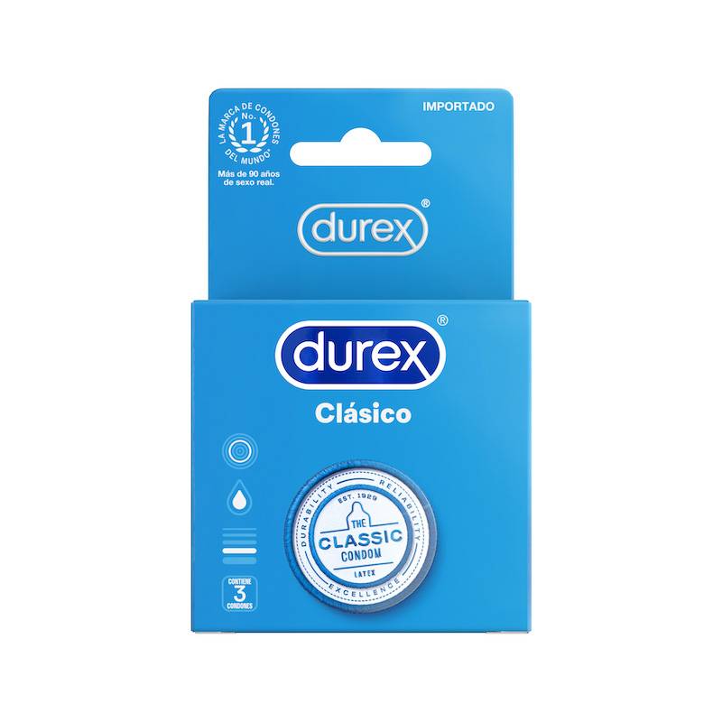 Durex Preservativo Clasico 3Ud