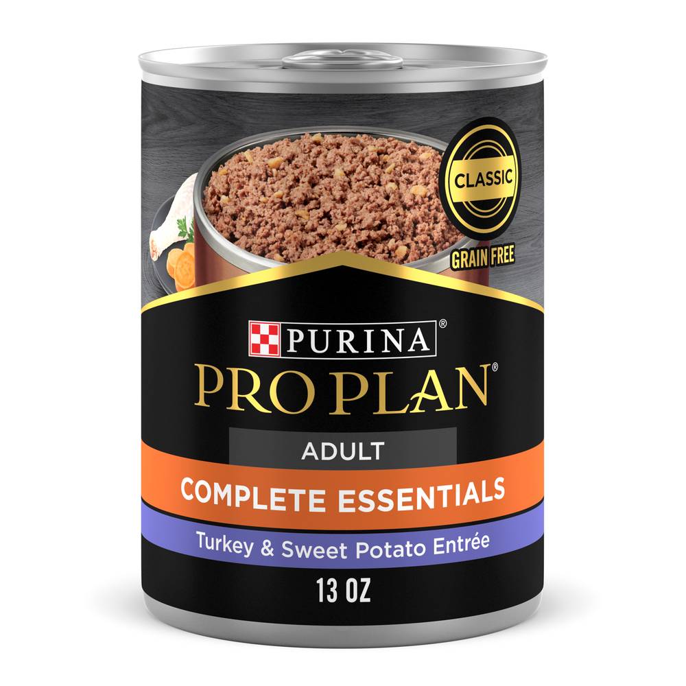 Purina Pro Plan Grain Free Dog Food Wet Pat, Turkey and Sweet Potato (13 oz)