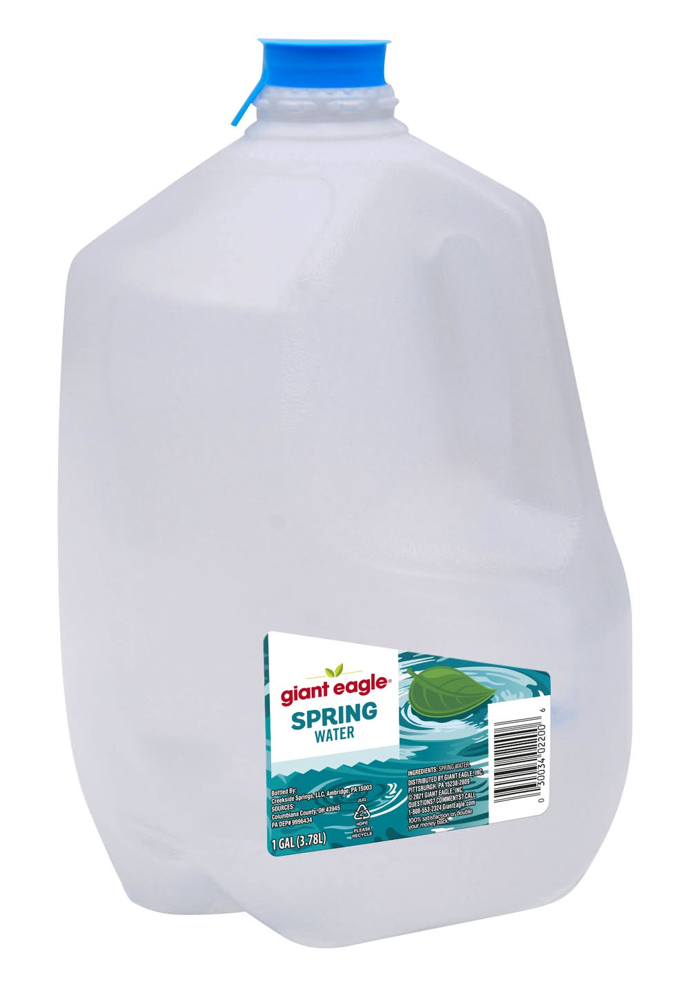 Giant Eagle Natural Spring Water (128 fl oz)