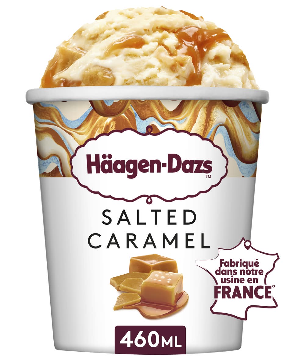 Häagen-Dazs - Crème glacée, caramel salé (400g)