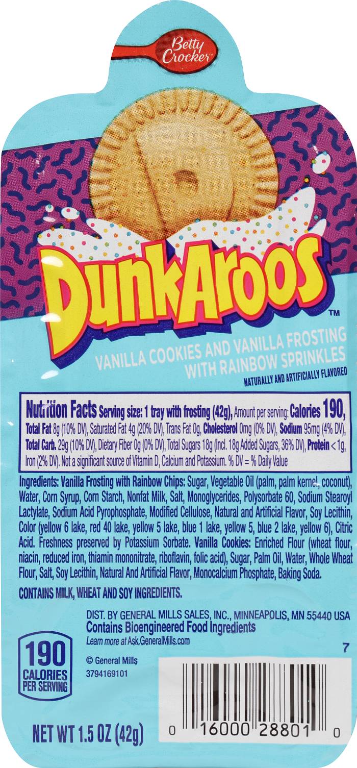 Vanilla Dunkaroos 1.5oz