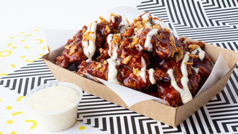 Sticky BBQ Tossed Tenders