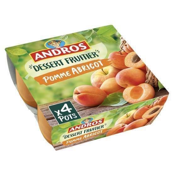 Andros compote de pomme abricot (4 pcs)