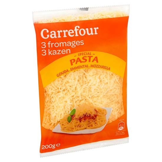 Carrefour Special Pasta 3 Kazen Gouda, Emmental, Mozzarella 200 g