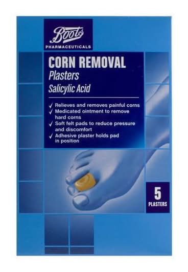 Boots Pharmaceuticals Corn Removal Plasters (5 pack)