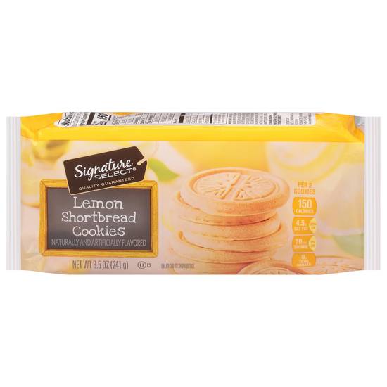 Signature Select Lemon Shortbread Cookies (8.5 oz)