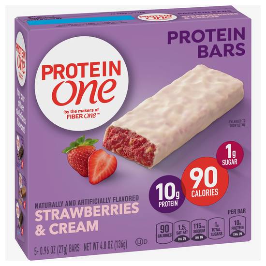 Protein One Protein Bars Strawberries & Cream Bars ( 5 ct)