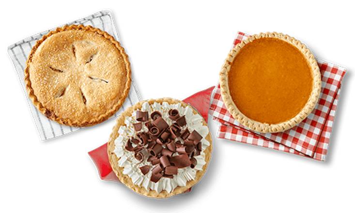 Pie Trio: French Silk Pie, Classic Pumpkin Pie, and Country Apple Pie