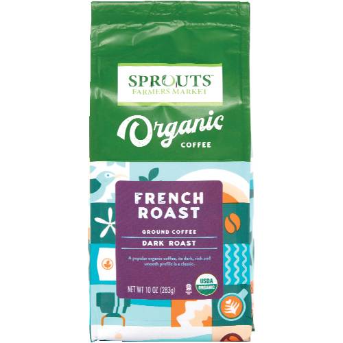 Sprouts Organic French Roast Dark Blend Ground Coffee