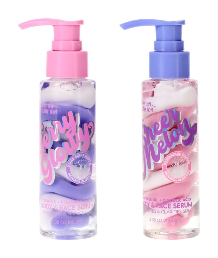 Happy Skin Healthy Skin Swirl Body and Face Serum, Assorted (2 x 3.38 oz)
