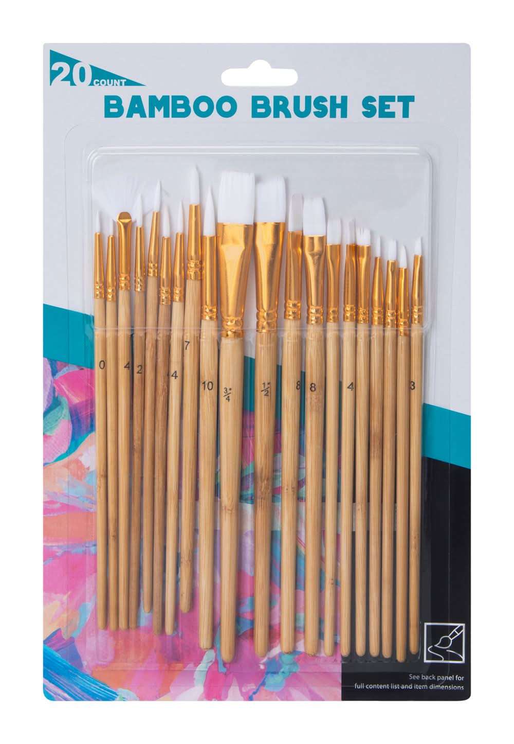 Bamboo Brush Set (20 ct)