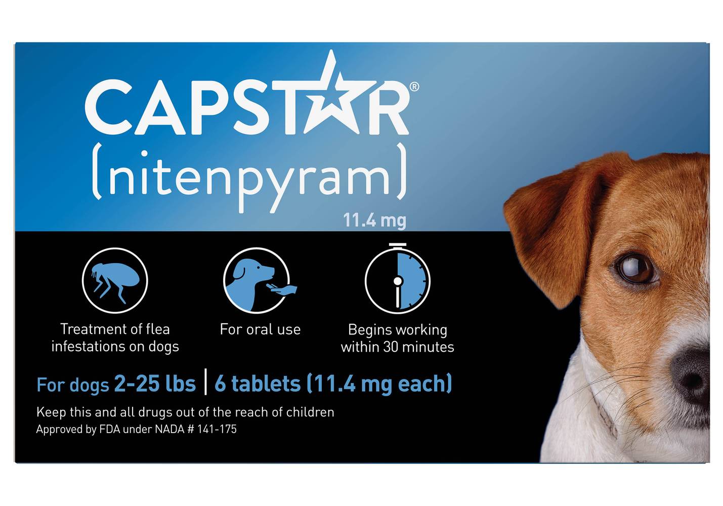 Capstar 11.4 Mg Flea Tablets For Dogs (6 ct)