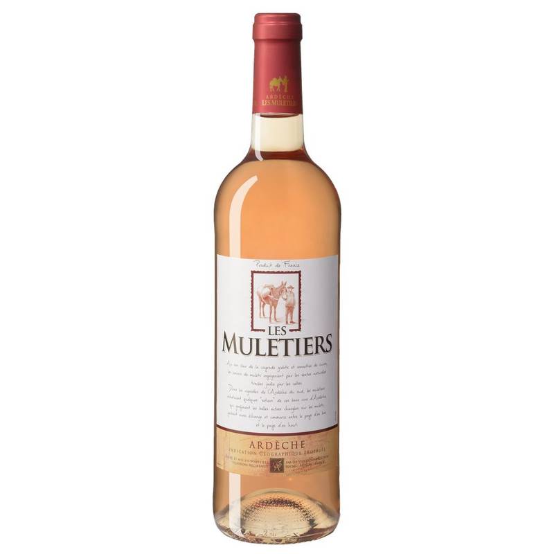 Vignerons Ardechois - Vin rosé muletiers domestique (750 ml)