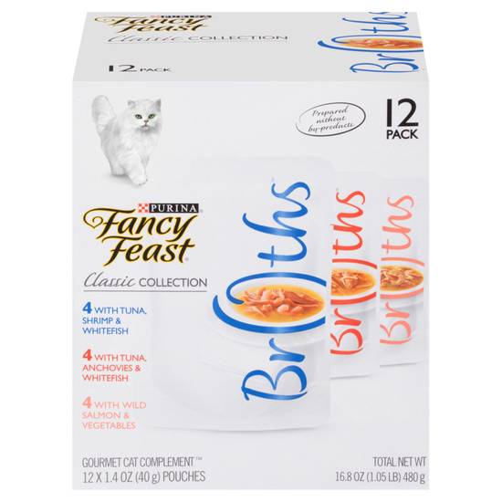 Fancy Feast Purina Classic Collection Cat Food Variety pack (12 ct)