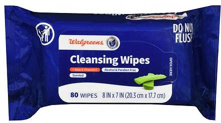 Walgreens Personal Cleansing Wipes, 8 in X 7 in (80 ct)