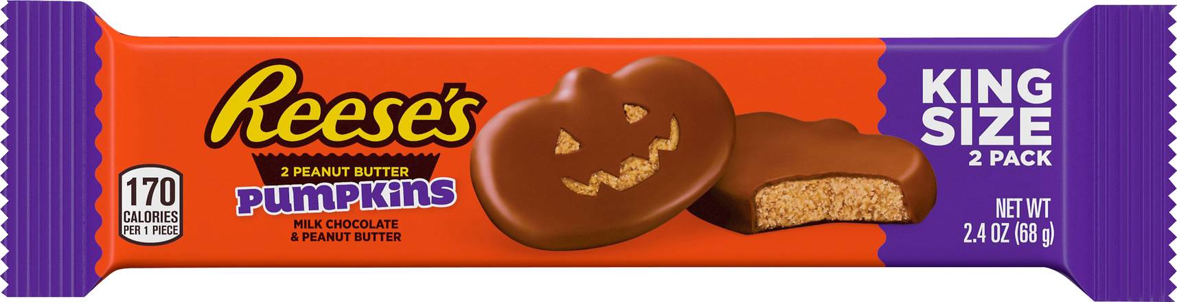 Reese's King Size Peanut Butter Pumpkins Candy (2 ct)