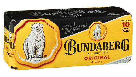 Bundaberg Up & Cola 375ml (10 Pack)